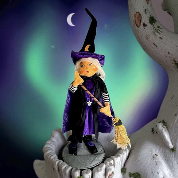 Annalee Good Witch Doll 17 Inch Halloween 2018 Large Spooky Collectible Witchy - Picture 1 of 13